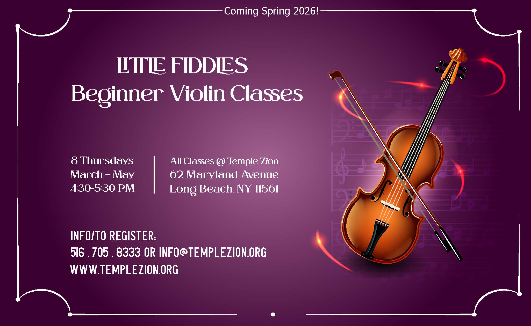 Little Fiddles Beginner Violin Classes